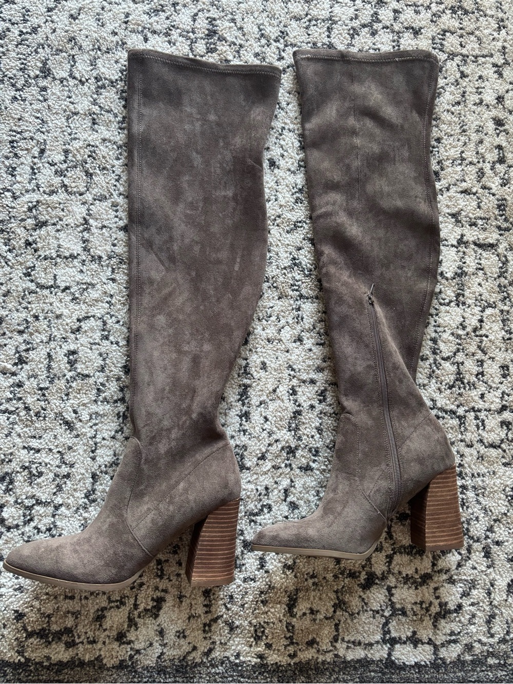 Dolce Vita Over The Knee Boots in Taupe